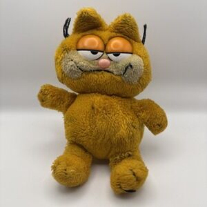 Vintage 1978-1981 Fun Farm GARFIELD the Cat Sitting Chunky Fat Sitting Plush